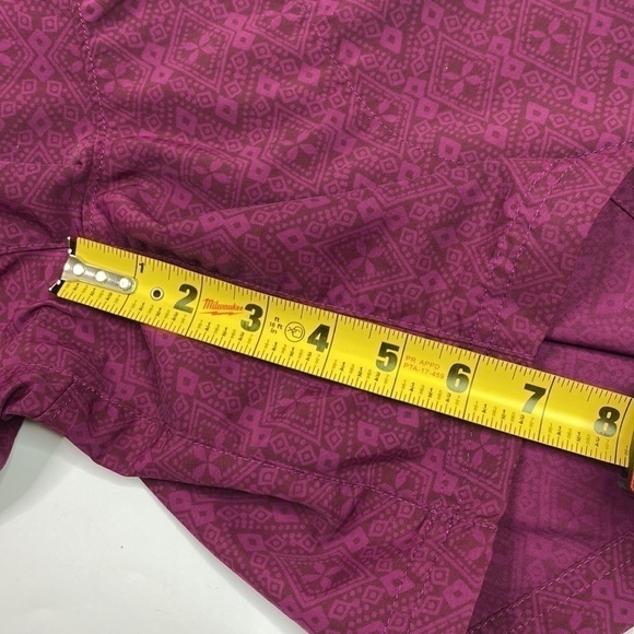 Duluth Trading Co Pink Go Go 7" Geometric Stretch Shorts Size Small - Picture 4 of 9